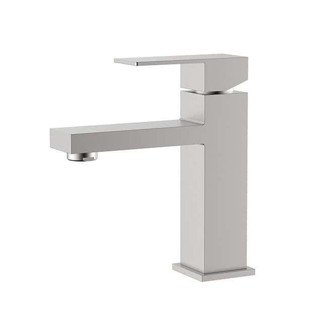 Solid Stainless Steel Bathroom Faucet | B206 01 16 2 - Brushed steel