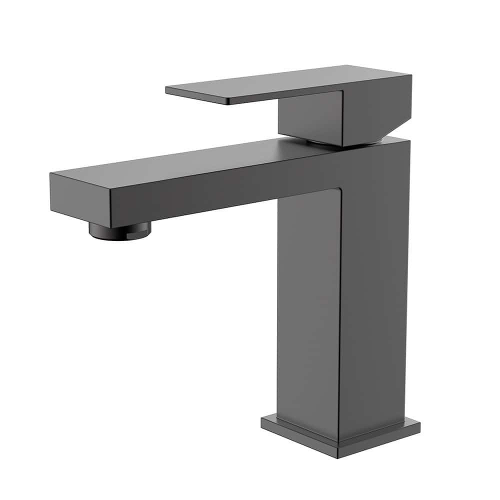 Stainless Steel Single Hole Bathroom Sink Faucet | B704 02