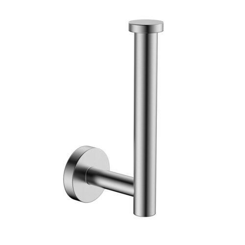 Wall mounted toilet paper holder | A015B 24 16 2 - Brushed steel