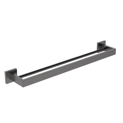 Wall mounted modern bathroom rack shelf with towel bar | A119 03