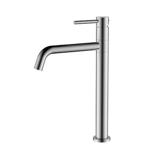 Rotatable stainless steel tall basin mixer | B988 02 16 2 - Brushed steel