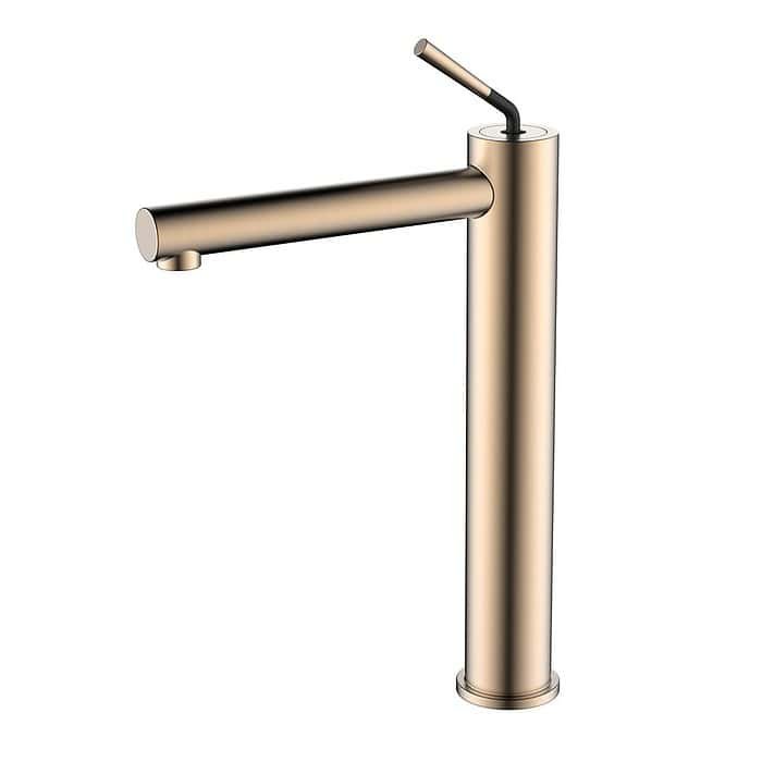 Stainless steel single lever tall basin mixer tap | B991 02