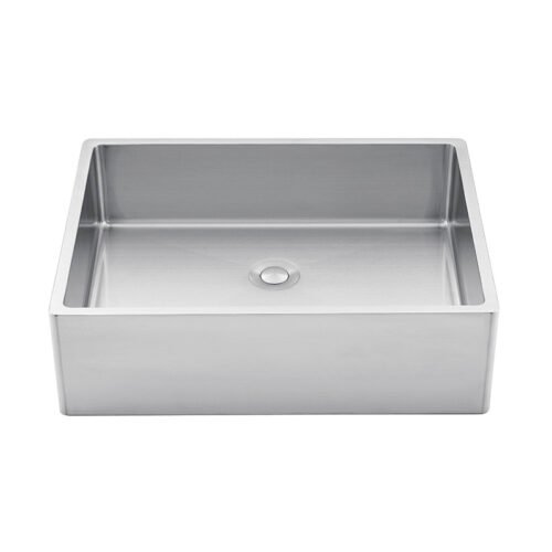 Rectangular stainless steel bathroom sink | IIRS483714