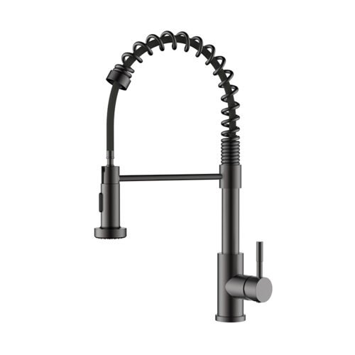 Stainless steel semi professional kitchen faucet | K759C 01