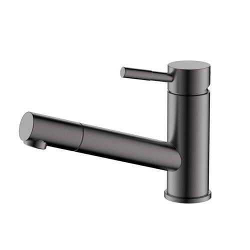 Stainless steel low arc pull out kitchen faucet | K129 03