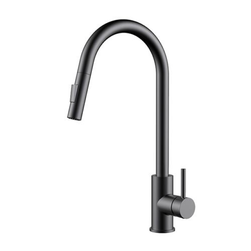 Stainless steel pull down U spout kitchen tap | K759A 01