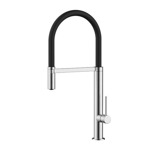 SS kitchen faucet with silicone tube | K200 02 16 2 - Brushed steel
