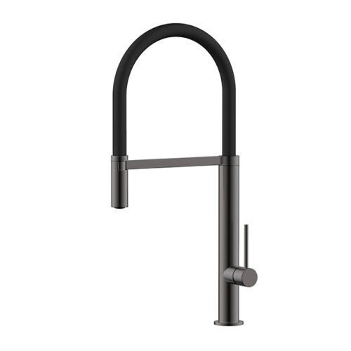 Stainless steel kitchen sink tap with pull out spray | K759B 01