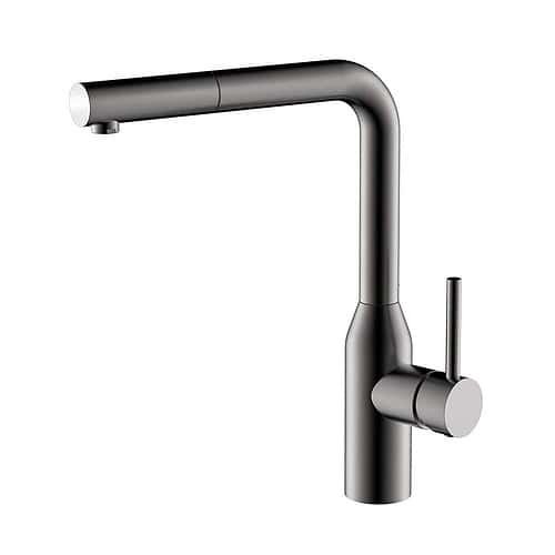 Stainless Steel Pull-Down Kitchen Faucet with U-Spout | K672C 01