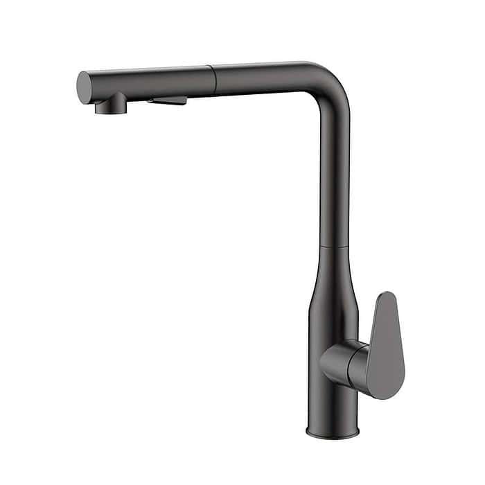 Stainless steel kitchen mixer with pull out spray | K712 02 - Image 2