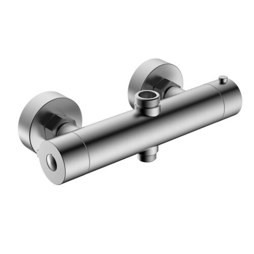 2 way thermostatic bath shower mixer | SC442 12 16 2 - Brushed steel