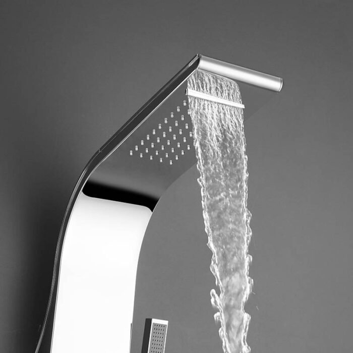 Rainfall and waterfall shower panel system | SL907O 14