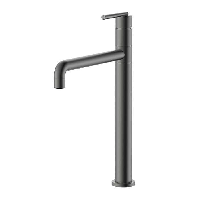 Round Rotatable Stainless Steel Tall Bathroom Mixer Tap | B097 02 - Image 2