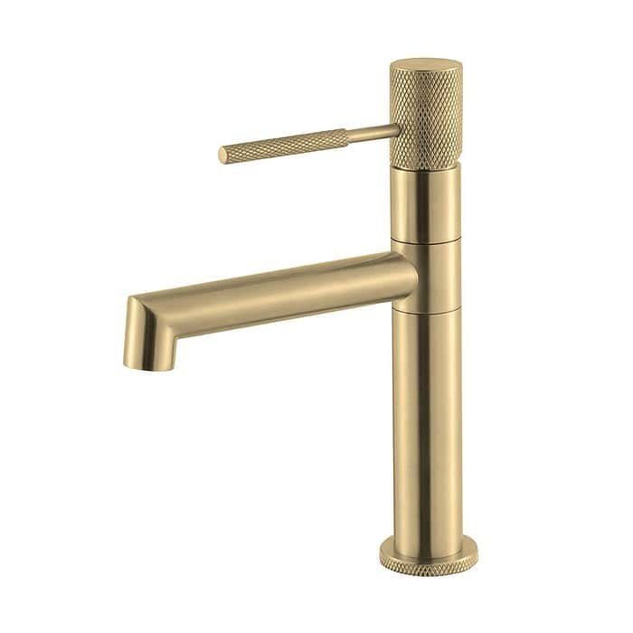 Rotatable Stainless Steel Bathroom Tap with Right-Angle Spout | B711 01