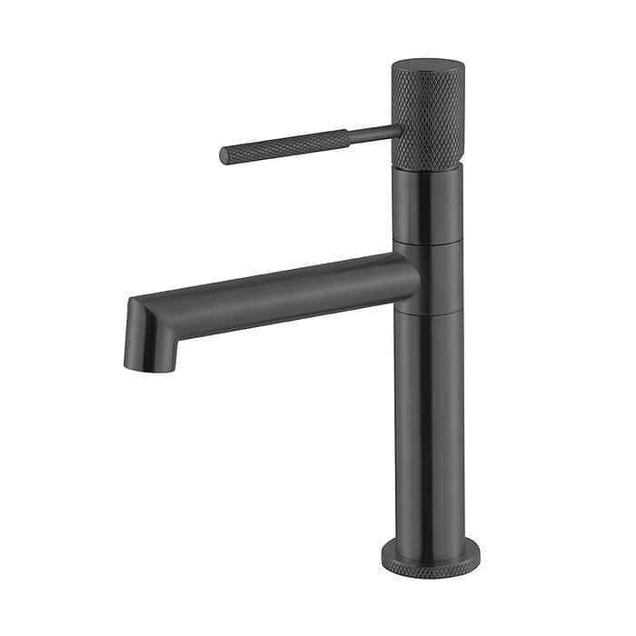 Rotatable Stainless Steel Bathroom Tap with Right-Angle Spout | B711 01