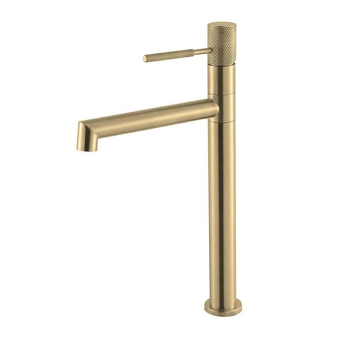 Rotatable Stainless Steel Tall Bathroom Tap with Right-Angle Spout | B711 02 - Image 3