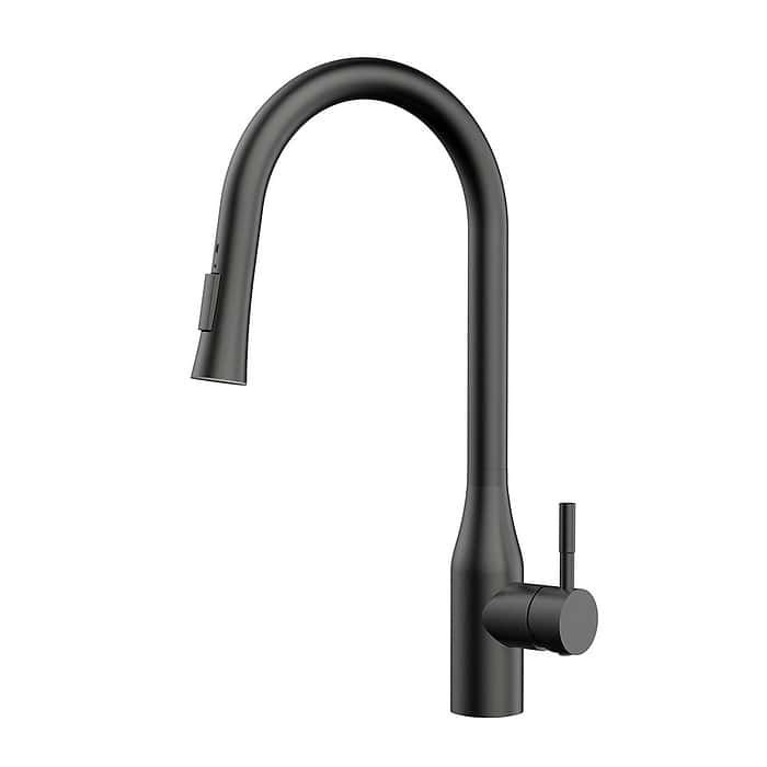 Stainless Steel Kitchen Faucet with Pull-Down Sprayer | K639 01