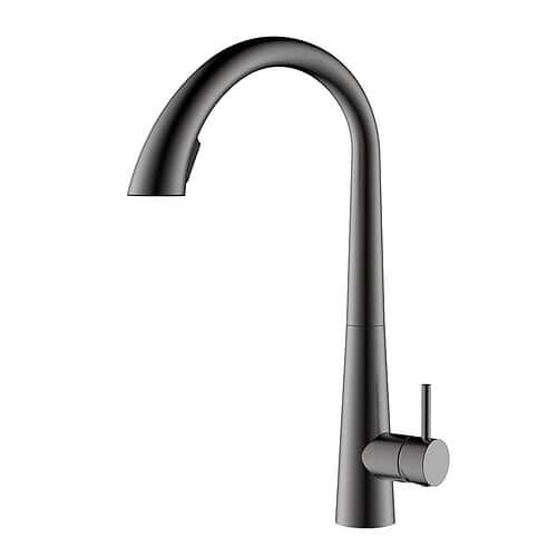 Stainless steel classic retractable sink mixer | K594 01