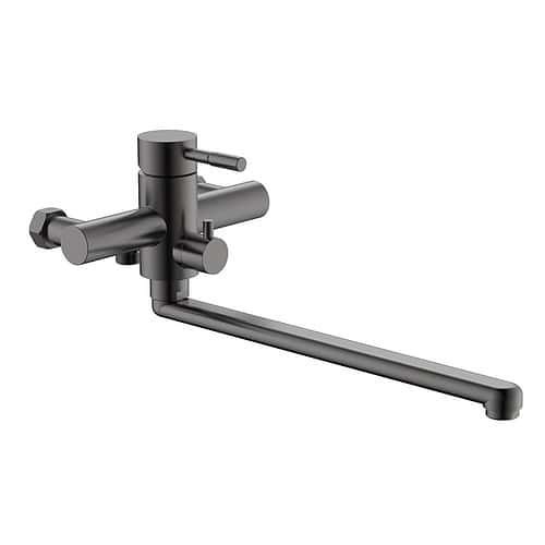 Stainless Steel Bath Shower Mixer with Extra Long Spout | SO903A 12