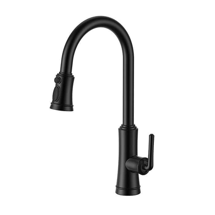 Stainless steel classic retractable sink mixer | K594 01