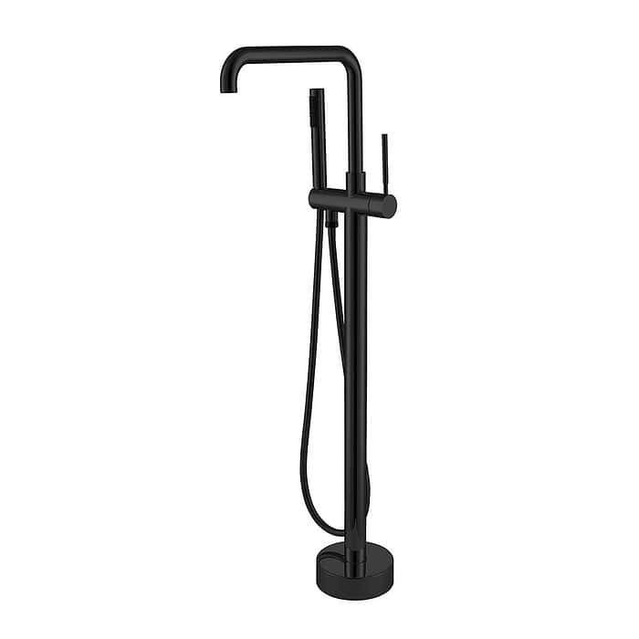 Stainless steel single handle floor mounted freestanding tub filler | SF574 12