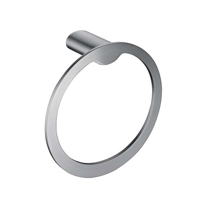 Stainless steel round towel ring | A166 04