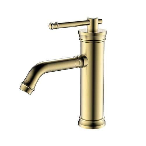 Stainless steel classic bathroom tap | B093 01 43 2 - Brushed gold