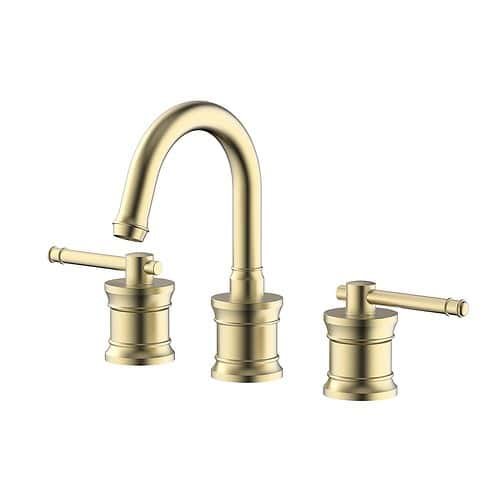 Classic widespread bathroom tap | B093 04 43 1 - brushed gold