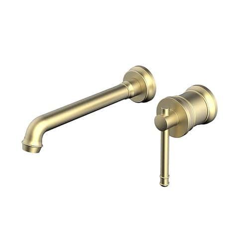 Classic wall mounted bathroom tap | B093 28 43 1 - brushed gold