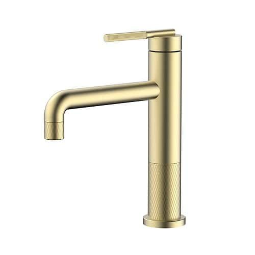 Stainless steel tall wash basin mixer tap | B743 02