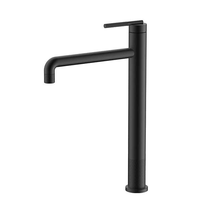 Stainless steel tall wash basin mixer tap | B743 02