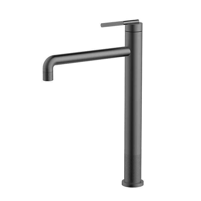 Stainless steel tall wash basin mixer tap | B743 02