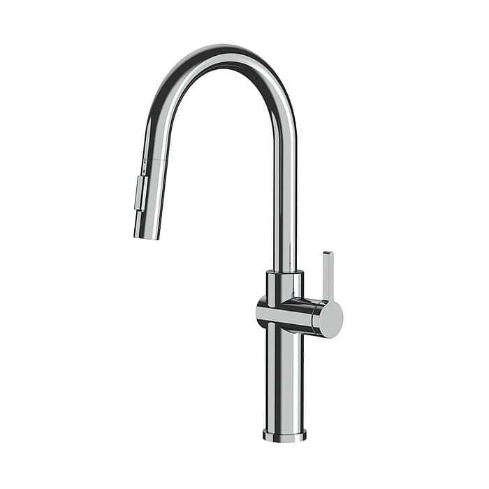 Stainless steel single handle pull down sprayer kitchen faucet | K759 01