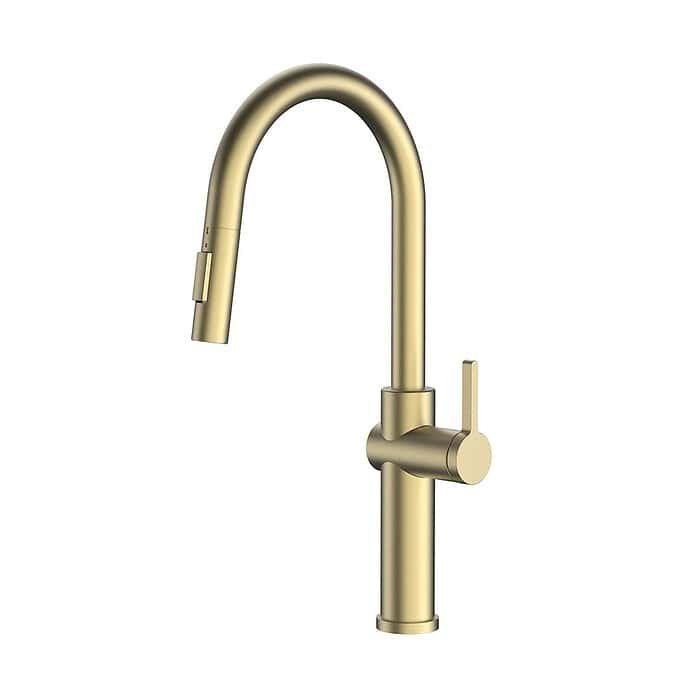 Stainless steel single handle pull down sprayer kitchen faucet | K759 01