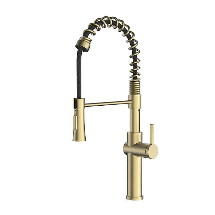 Stainless steel semi professional kitchen faucet | K759C 01