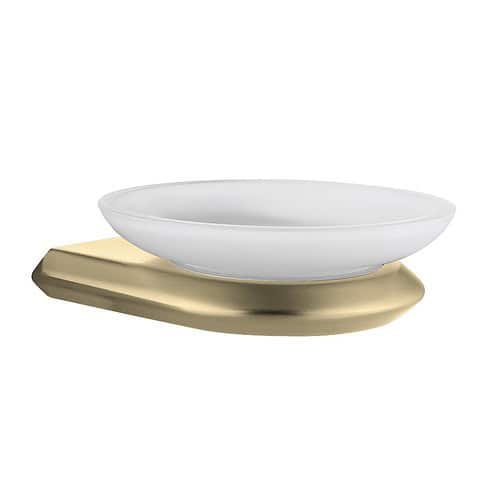 Zinc alloy base shower tray soap holder - Brushed Gold