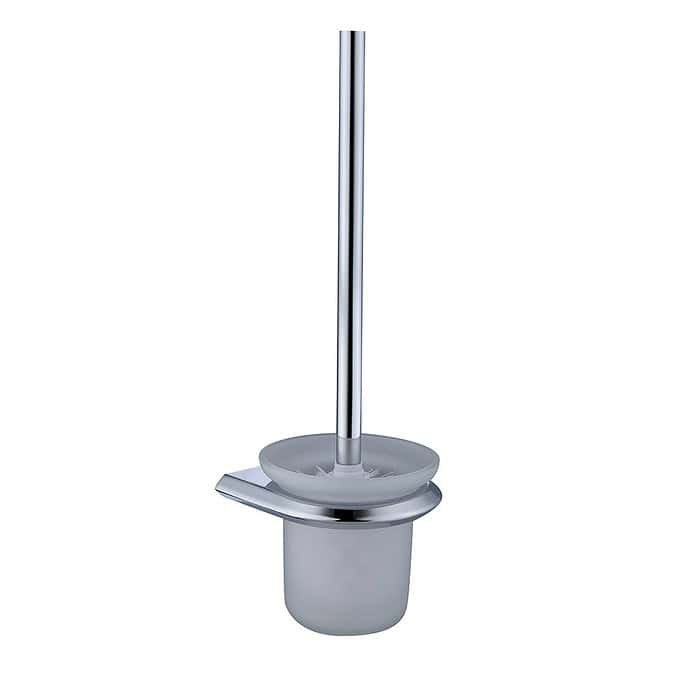 Zinc alloy base wall mounted toilet brush set - Chrome