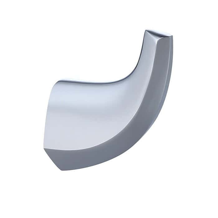 Zinc alloy single wall robe hook - Chrome