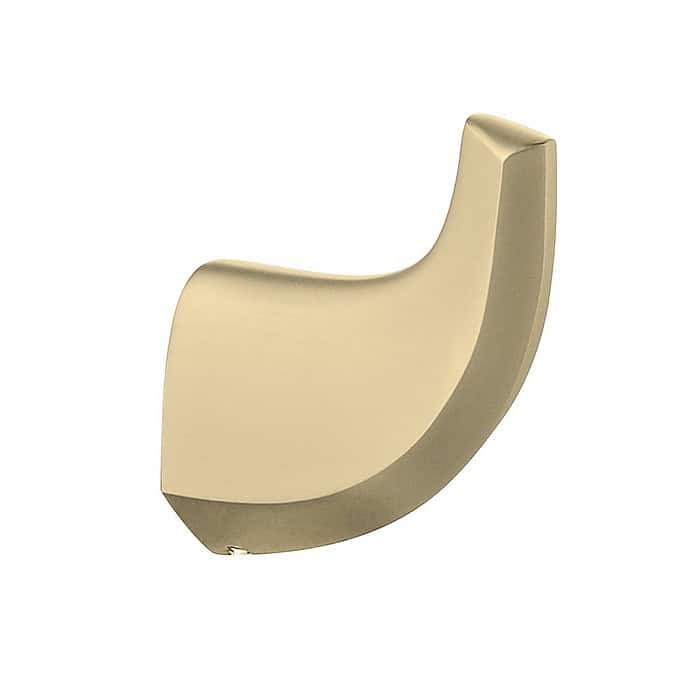 Zinc alloy single wall robe hook - Brushed gold