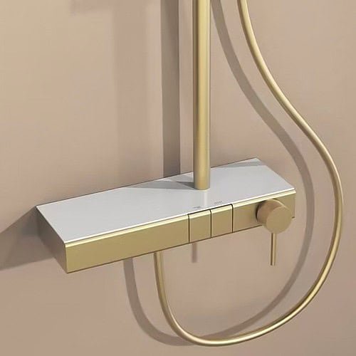 Exposed Dual-Function Brass Shower System | SO981A 12