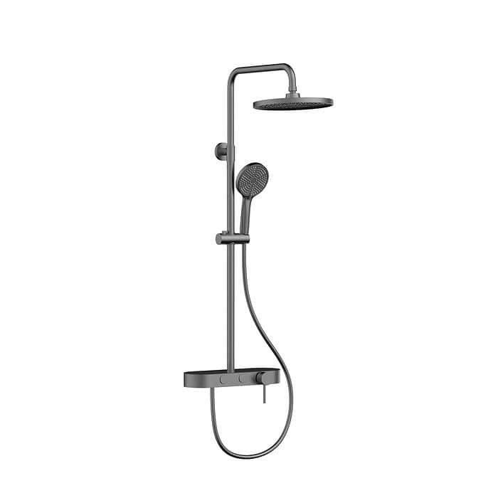 Stainless steel shower system with 2 spray outlet groups | SO844A 12