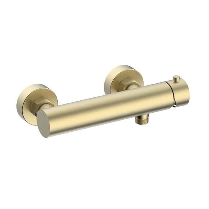 Premium stainless steel 1-way bath shower mixer - SO782 11 43 2 - brushed gold