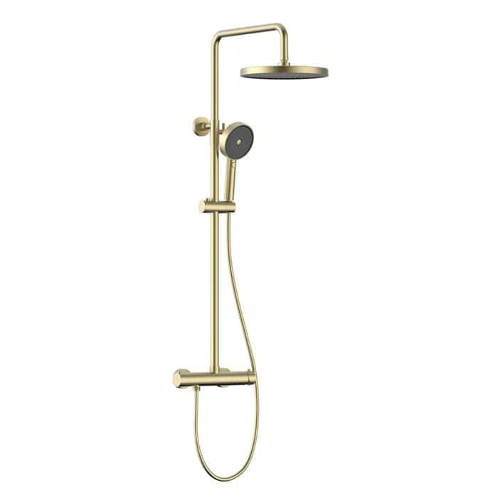 Stainless steel shower column system | SO782A 12 43 2 - Brushed gold finish