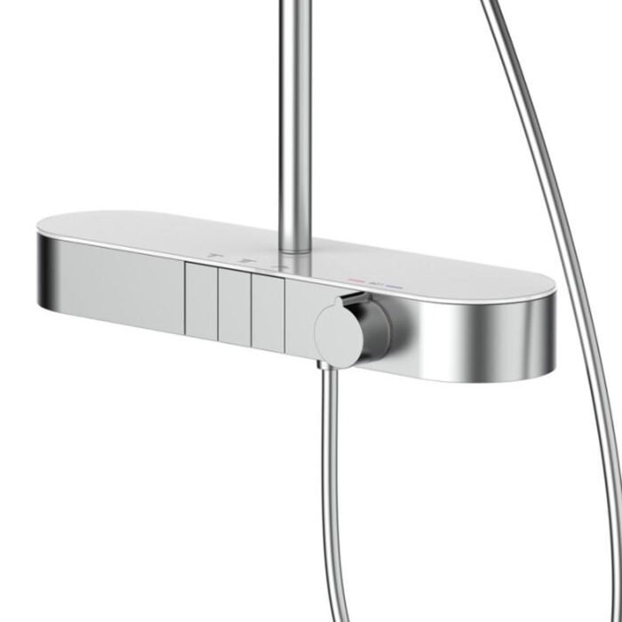 Multi-Function exposed shower mixer with push button | SO816A 13