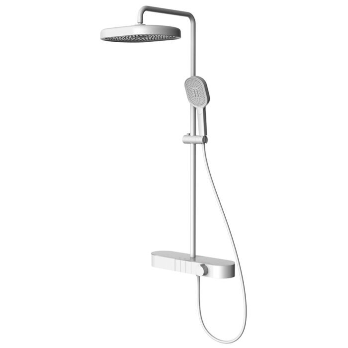 Multi-Function exposed shower mixer with push button | SO816A 13