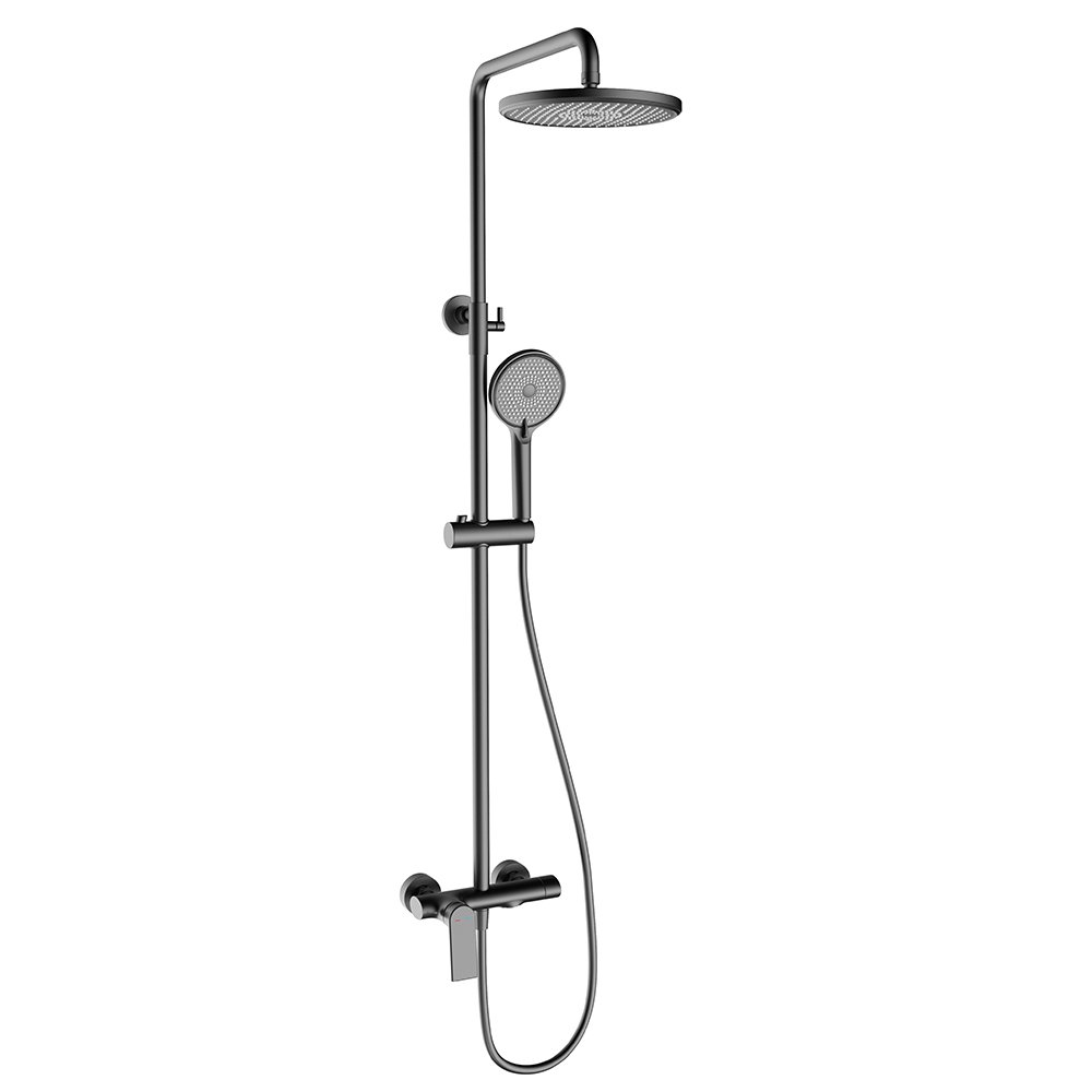 Premium brass round type 3 function shower system