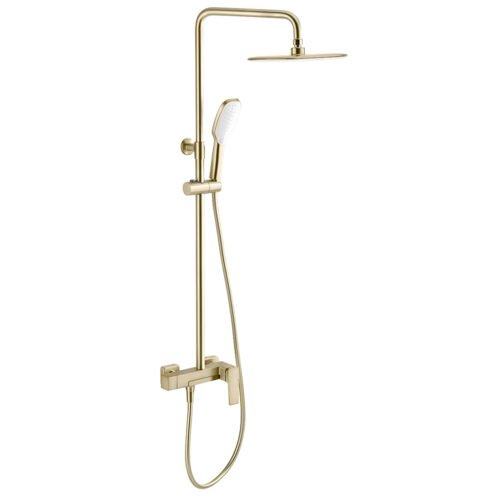 Brass 90° rotating spout shower column