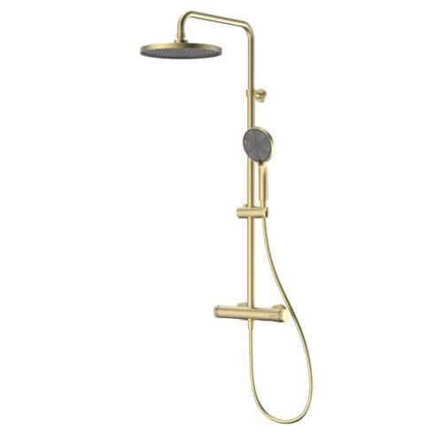 Exposed shower system with knurled handle and knob | SO1010B 12